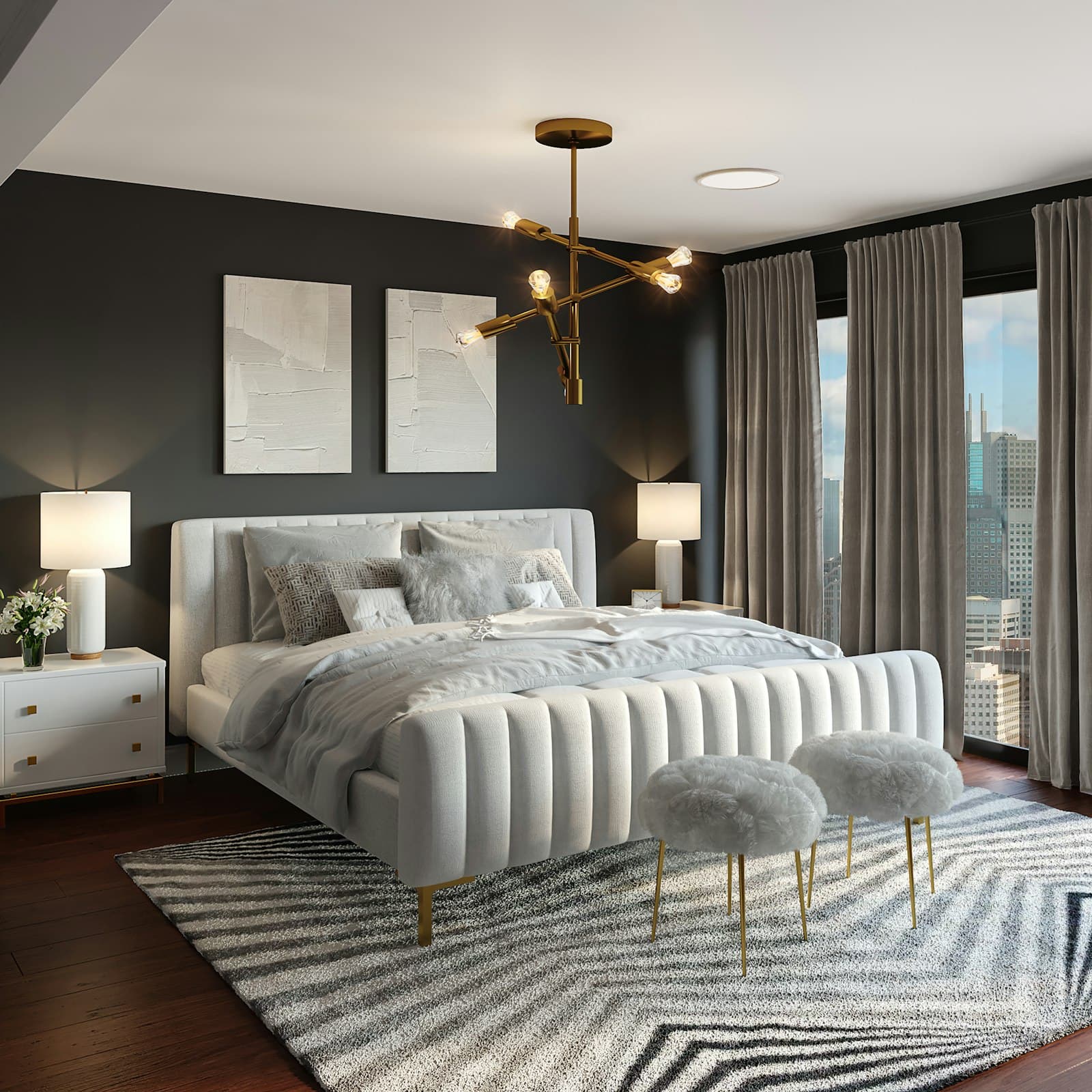 Calm, beautifully kept bedroom that feels comfortable and lived-in